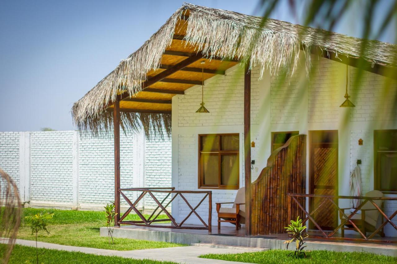 La Choza Bungalows Tambo Grande Exteriör bild